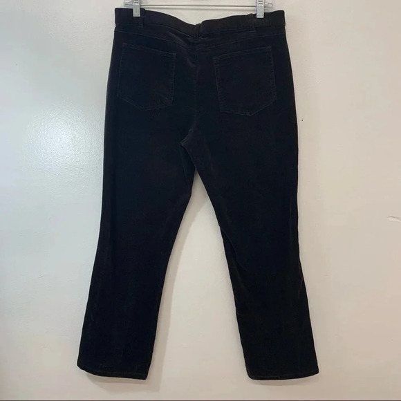 Orvis Cordory Pants Woman 10 Dark Brown Straight Leg Cotton Spandex Pockets Work - Picture 4 of 10